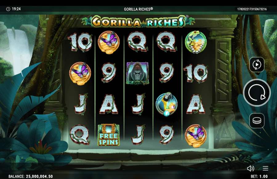 Gorilla Riches Online Slot From Realistic Games Has 5 Reels, 1,024 Paylines, And A Top Prize Of 5,000x Bet