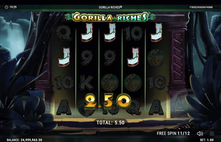 If 3 Or More Scatter Symbols Land In The Base Game On Gorilla Riches Then The Free Spins Feature Will Be Triggered