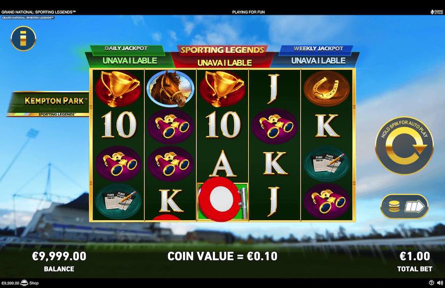 Grand National Sporting Legends Slot Base Game