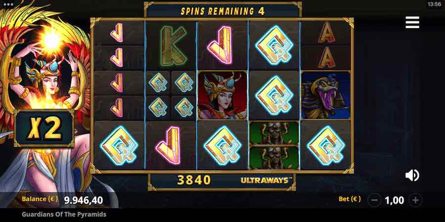 Land Three Or More Scatter Symbols In View To Trigger The Free Spins Feature On Guardians Of The Pyramids Video Slot