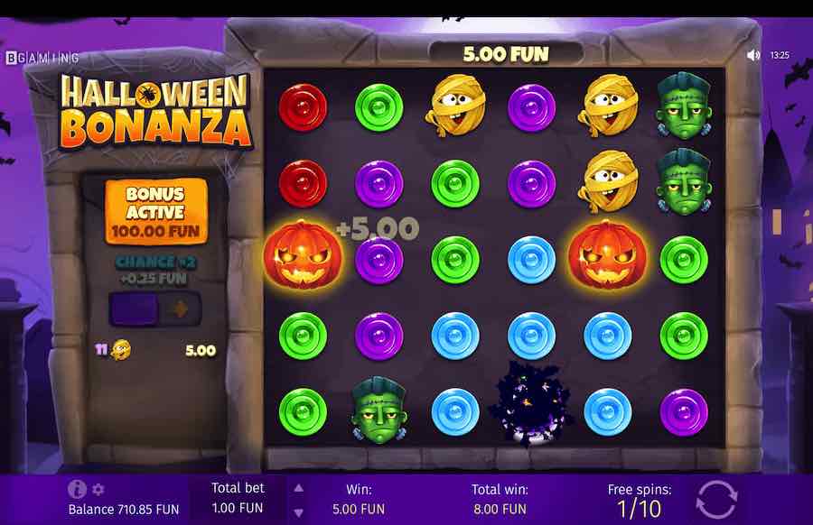 Land A Minimum Of Four Scatter Symbols And The Free Spins Feature Will Be Triggered On Halloween Bonanza 