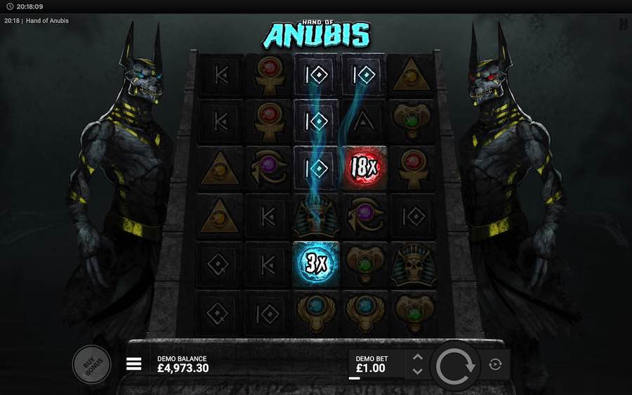 Hand Of Anubis Slot Base Game