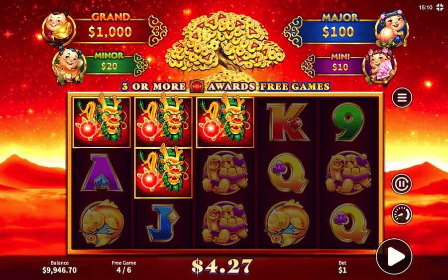 Trigger 2 Bonus Features On Heavenly Gold Video Slot