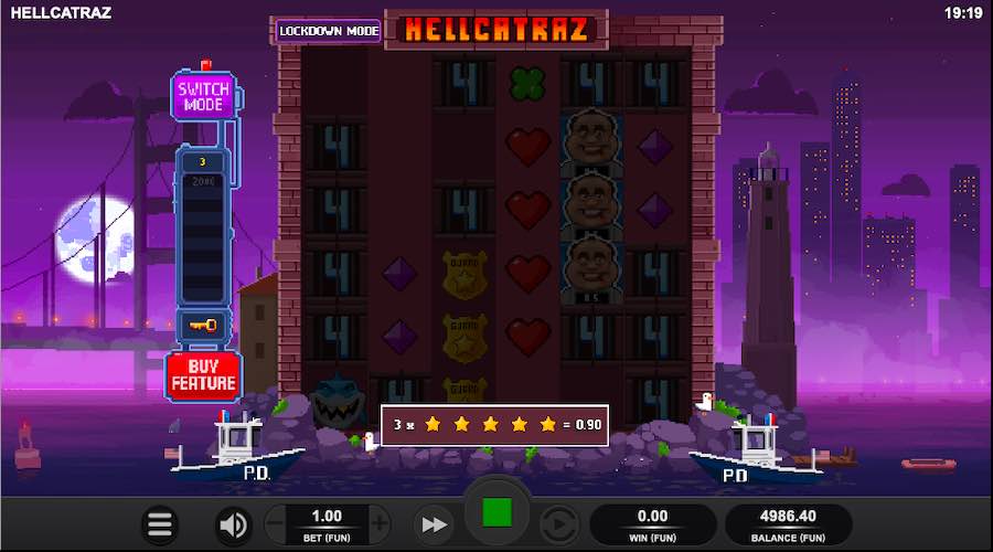 Hellcatraz Slot Includes The Cascading Reels Feature