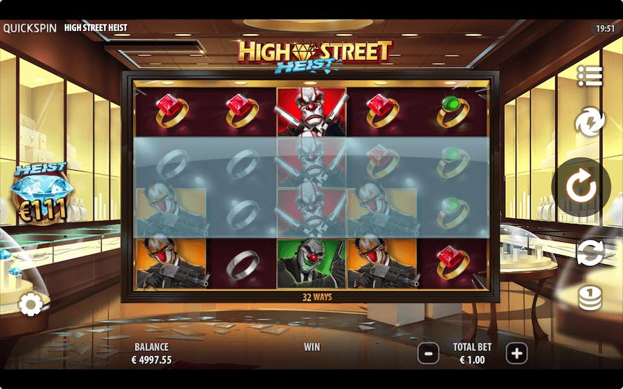 Play With 5 Reels, 1,024 Paylines, And Win Up To 20,024x Your Stake In Quickspin's High Street Heist Online Slot