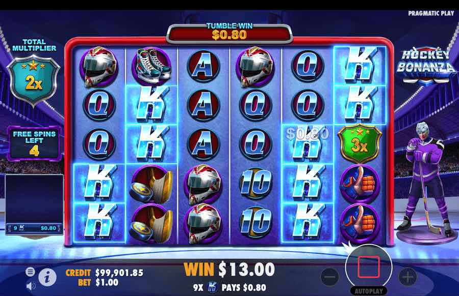 Hockey Bonanza Slot Free Spins Feature