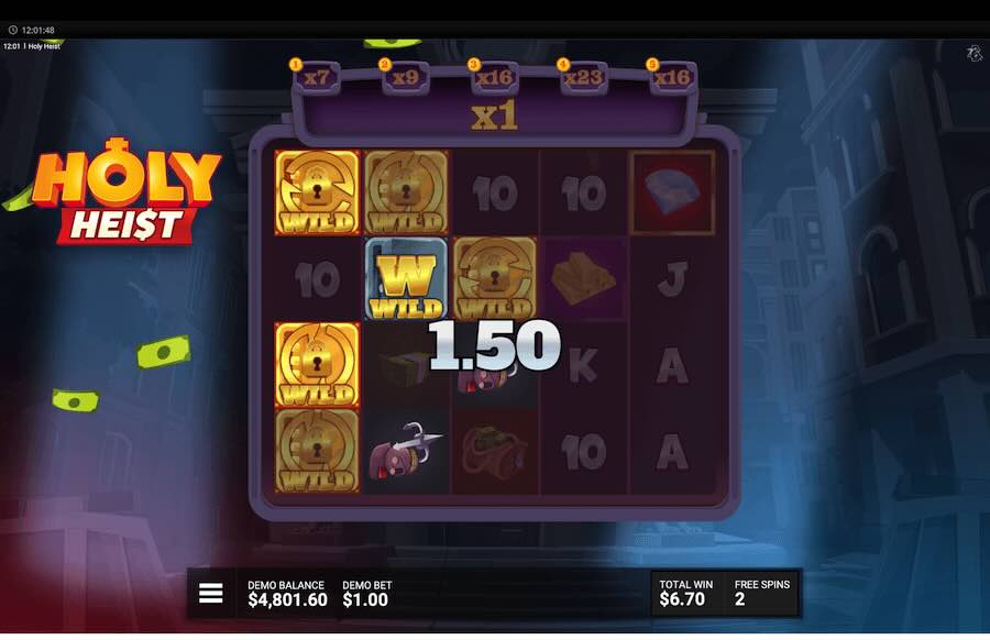 Holy Heist Slot Free Spins Feature