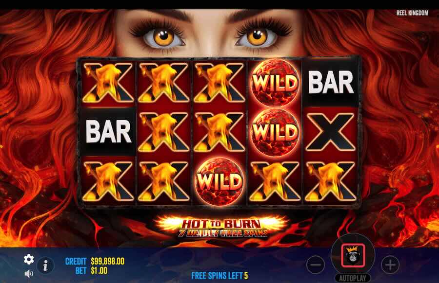 Hot To Burn 7 Deadly Free Spins Slot Free Spins Feature