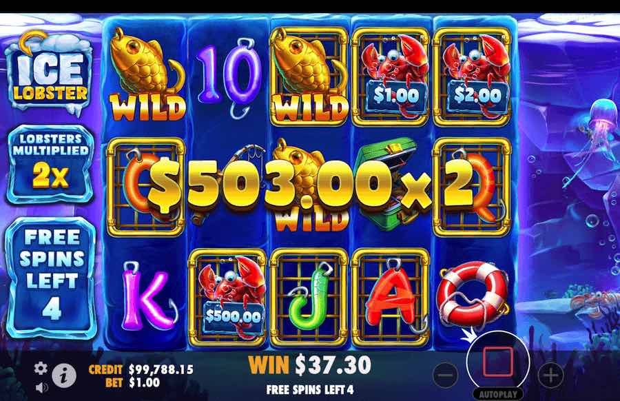 Ice Lobster Slot Free Spins Feature