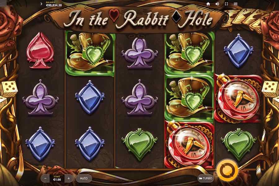 Win Up To 4,230x Your Bet On The In The Rabbit Hole Online Slot From Red Tiger Gaming