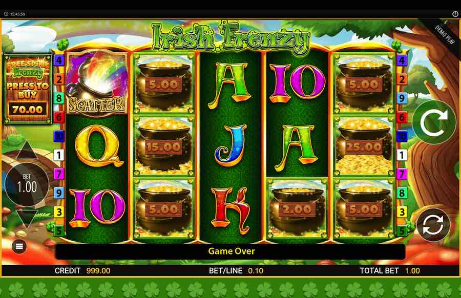 Irish Frenzy Slot Base Game