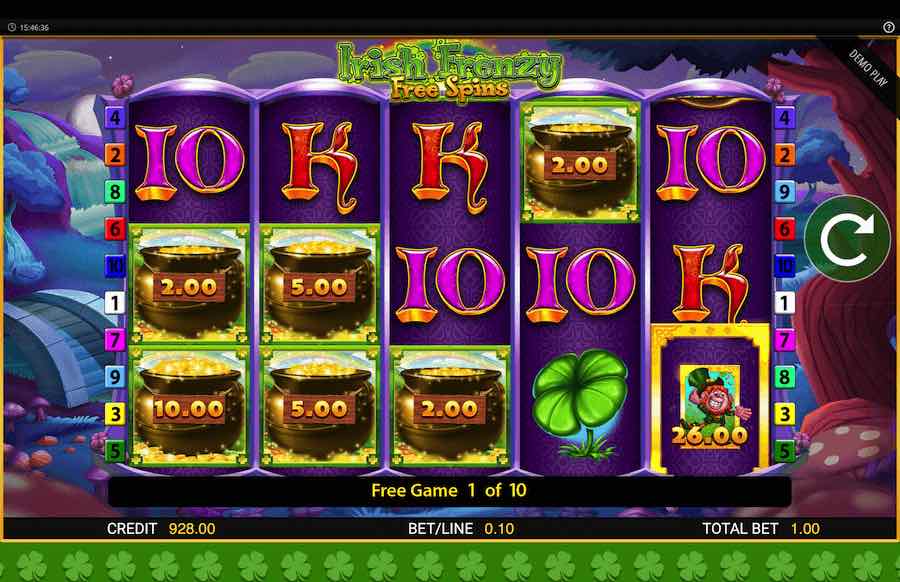 Irish Frenzy Slot Free Spins Feature