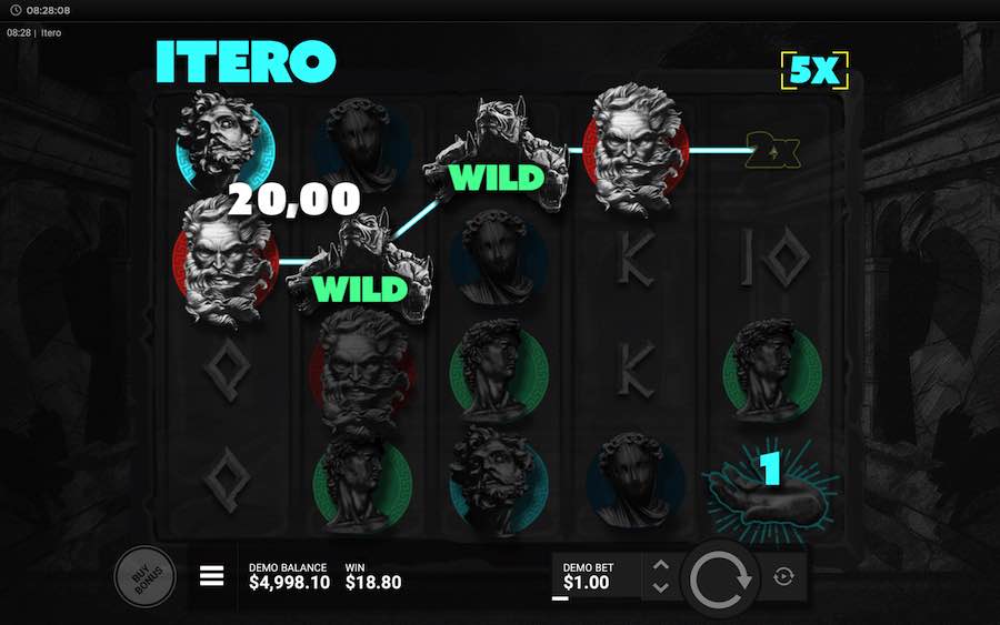 Play With 5 Reels, 40 Paylines, And Win Up To 10,000x Your Bet In Hacksaw Gaming's Itero Echospins Online Slot