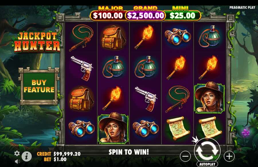 Jackpot Hunter Slot Base Game