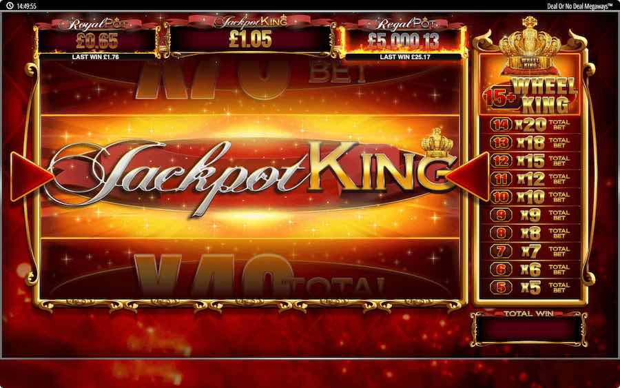 Activating The Wheel King Can Reward You With Huge Prizes On A Jackpot Slot