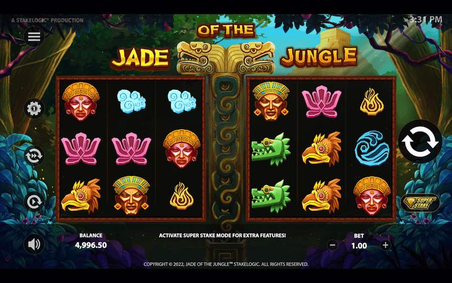 Jelly's Jade Of The Jungle Online Slot Comes With 2 Sets Of Reels, 14 Paylines, And A Maximum Win Of 2,976x Bet