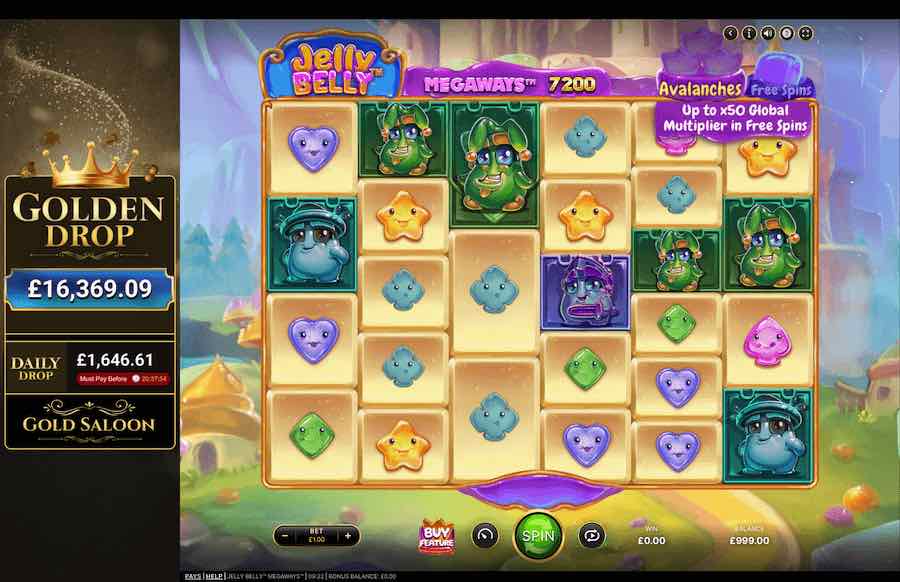 Jelly Belly Megaways Slot Base Game