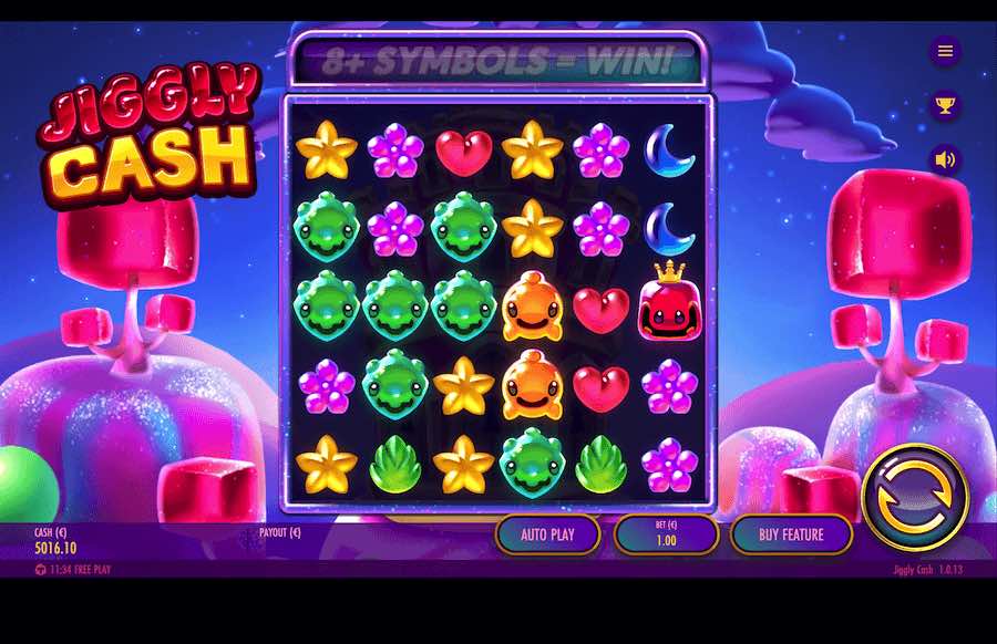 Jiggly Cash Slot Base Game