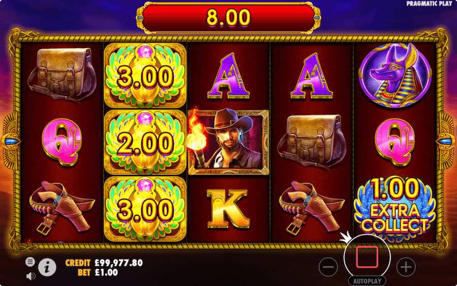 Play With 5 Reels, 25 Paylines, And Win Up To 10,500x Your Stake In Pragmatic Play's John Hunter And The Tomb Of The Scarab Queen Online Slot