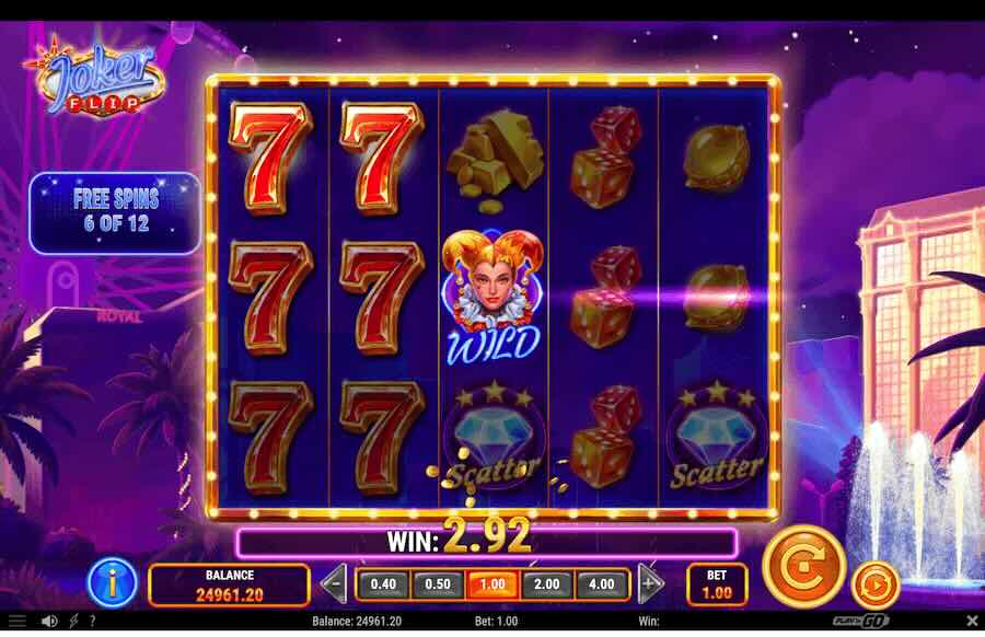 Joker Flip Slot Free Spins Feature