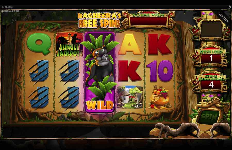 Jungle Jackpots Bonus Feature 