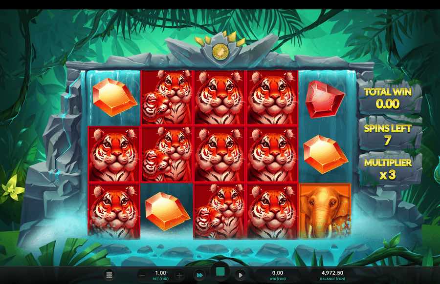 Jungle Jamboree Free Spins Feature 