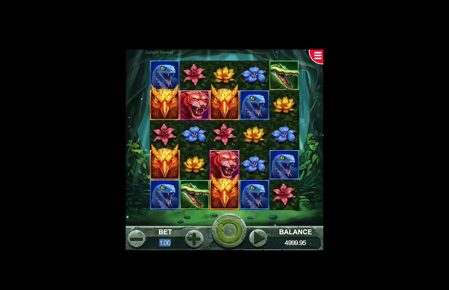 Jungle Reveal Slot Base Game