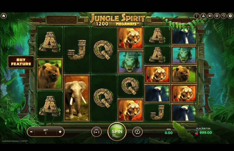 Jungle Spirit Megaways Slot Base Game