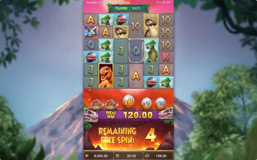 Jurassic Kingdom Slot Free Spins Feature