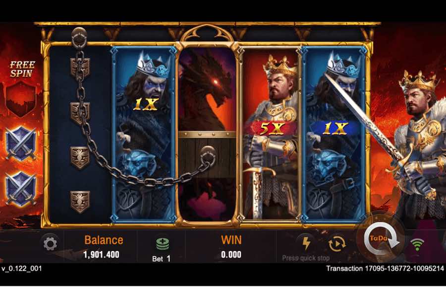 King Arthur Slot Free Spins Feature 