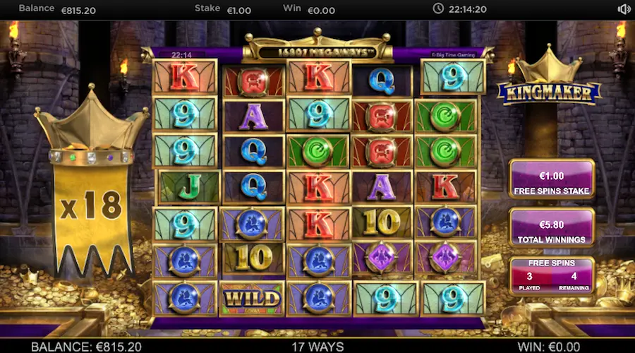 Kingmaker Megaways Slot