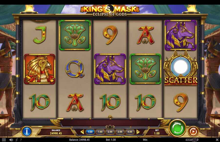 King's Mask Eclipse Of Gods Slot Base Game 