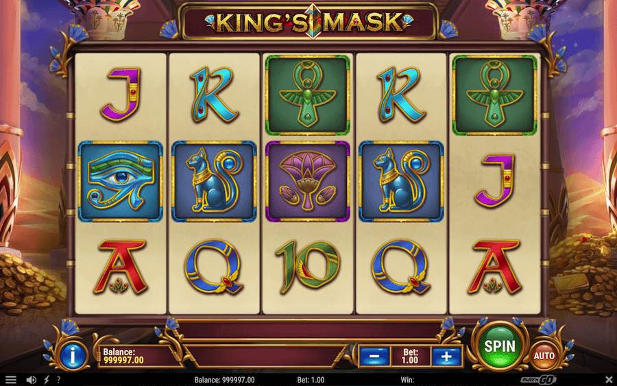 Play With 5 Reels, 20 Paylines, And Win Up To 10,000x Your Bet In Play'n Go's King's Mask Online Slot