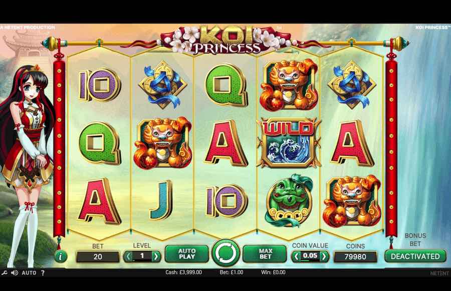 Koi Princess Slot Base Game