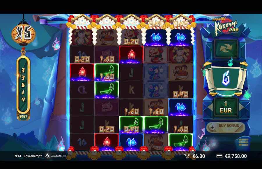 Kokeshi Pop Slot Free Spins Feature