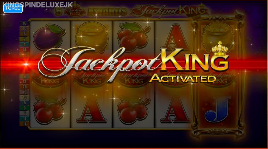 King Spin Deluxe Slot Features The Jackpot King Progressive Bonus