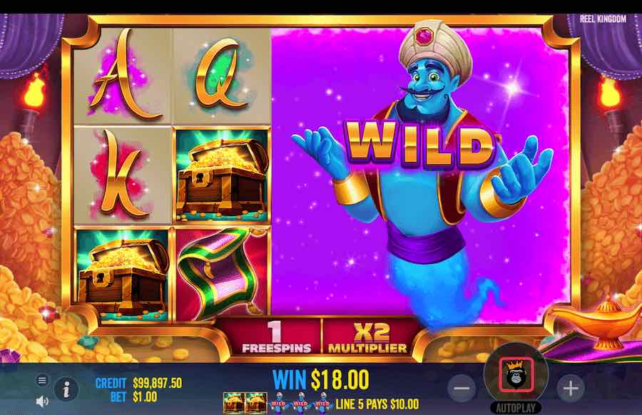 Lamp Of Infinity Slot Free Spins Feature 