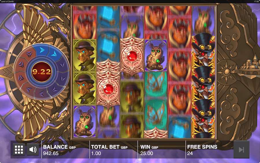 Trigger The Hypermode Free Spin Feature On Land Of Zenith And Begin With 20 Seconds Worth Of Free Spins