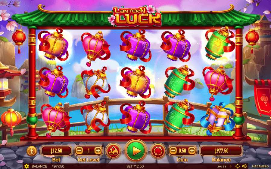 Play With 5 Reels, 25 Paylines, And Win Up To 700x Your Stake In Habanero's Lantern Luck Online Slot