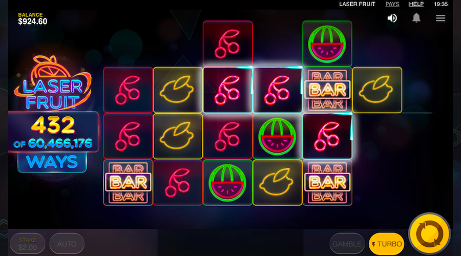 The Laser Will Expand The Reels And Give You More Ways To Win On Laser Fruit Slot