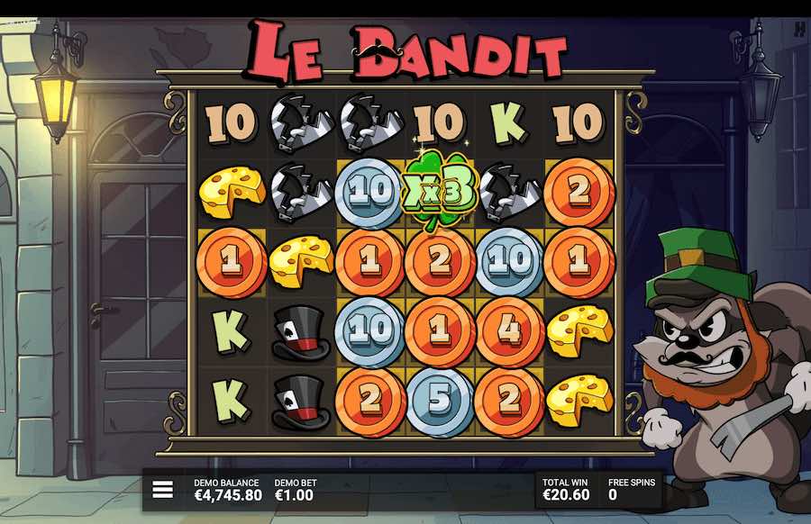 Le Bandit Free Spins Feature 