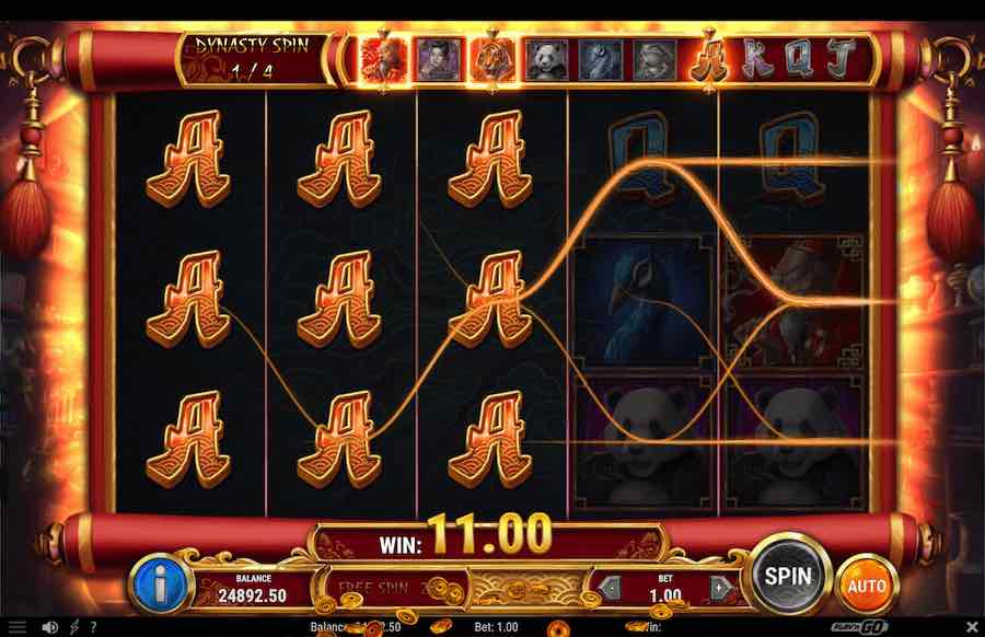 Legacy Of Dynasties Free Spins Feature 