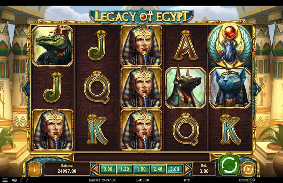 Legacy Of Egypt Slot Base Game