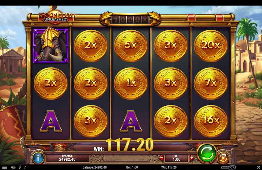 Legion Gold Unleashed Slot Bonus Feature