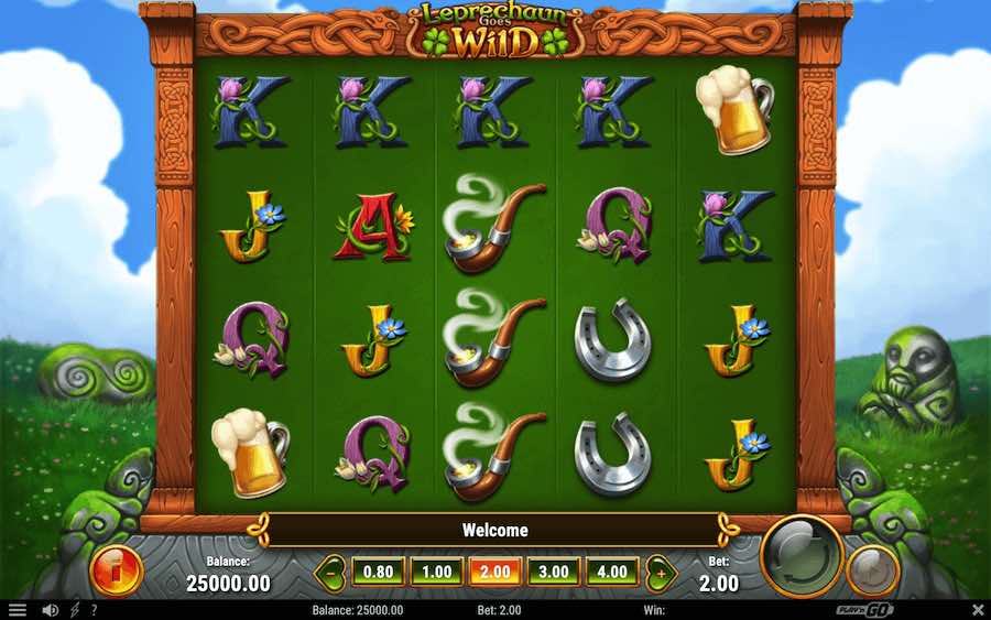 Play With 5 Reels, 20 Paylines, And Win Up To 10,000x Your Bet In Play'n Go's Leprechaun Goes Wild Online Slot