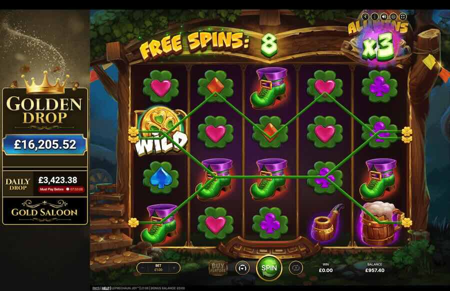 Leprechaun Joy Slot Free Spins Feature