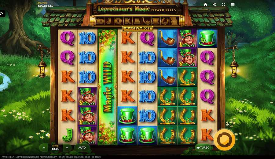 Win Up To 12,500x Your Bet As You Play Across 30 Paylines In Leprechaun's Magic Power Reels From Provider Max Win Gaming