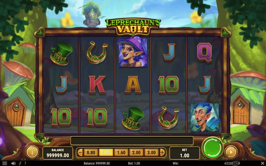 Play With 5 Reels, 20 Paylines, And Win Up To 9,000x Your Bet In Leprechaun's Vault Online Slot From Provider Play'n Go