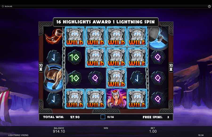 Lightning Viking Slot Free Spins Feature