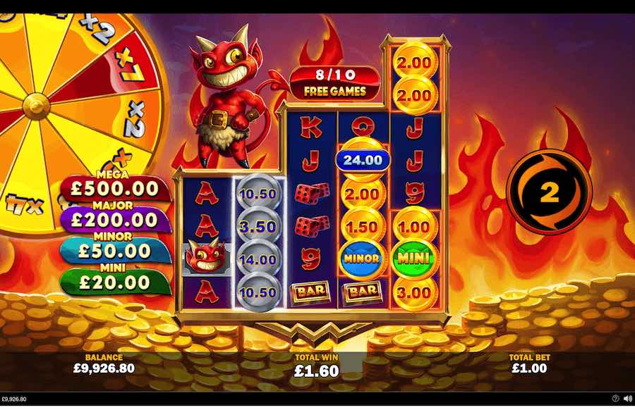 Lil' Demon Gold Hit Slot Free Spins Feature 